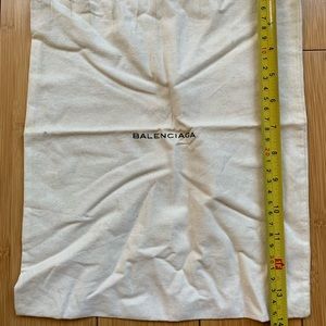 Authentic balenciaga dust bag